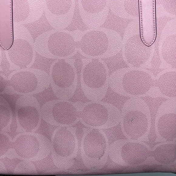 Coach Powder Pink Signature Tote - Picture 4 of 9